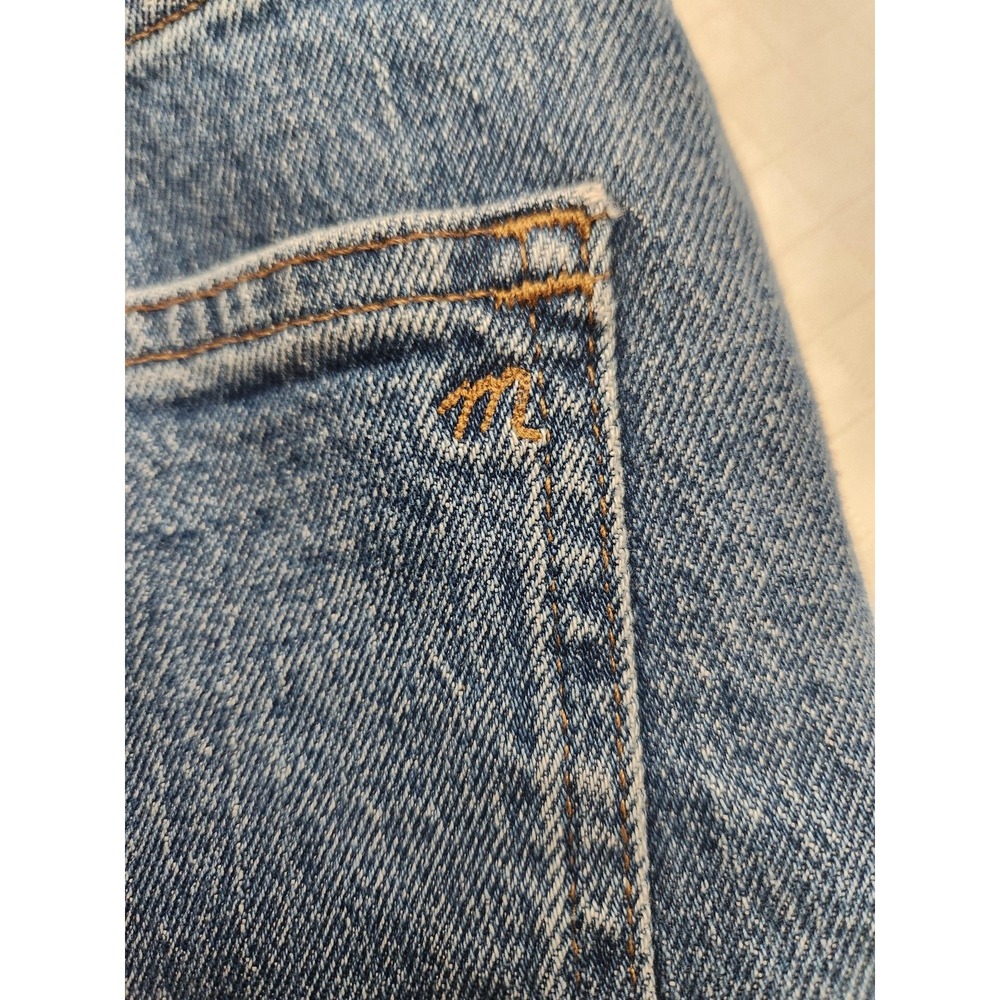 Madewell Jeans Womens 31 Blue The Perfect Vintage High Rise Crop‎ Frayed Hem - Picture 13 of 13